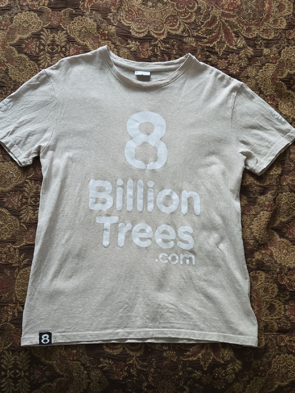 8 Billion Trees Unisex Hemp/Cotton T-shirt